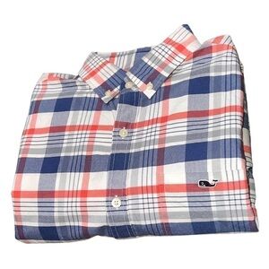 NWOT Vineyard Vines Slim Fit Tucker plaid Shirt men’s size medium